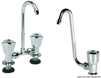 Rubinetto ottone cromato - 17.940.00 Osculati Raccorderia, filtri