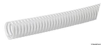 Tubo con spirale in PVC bianco 32 mm - 18.006.25 Osculati Fascette, tubi, tappi scarico acqua