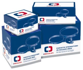 Fascetta inox 9 x 25-40 mm - 18.023.06 Osculati Fascette, tubi, tappi scarico acqua