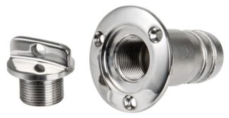 Tappo scarico inox 48 mm - 18.347.00 Osculati Fascette, tubi, tappi scarico acqua
