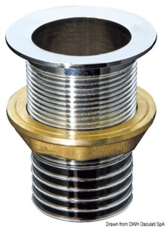 Boccola di ottone 50 mm - 18.531.50 Osculati Fascette, tubi, tappi scarico acqua