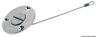 Tappo di scarico apertura con caccavite - 18.542.00 Osculati Fascette, tubi, tappi scarico acqua