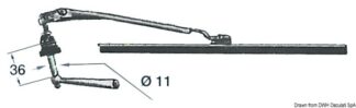 Tergicristallo a mano 280 mm - 19.150.00 Osculati Passiuomo, oblò