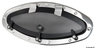 Oblò Bomar inox ellittico 460 x 200 mm - 19.229.00 Osculati Passiuomo, oblò