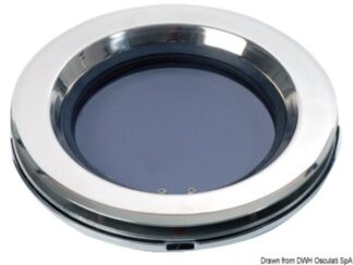 Oblò tondo inox Lewmar Ø 300 mm - 19.431.30 Osculati Passiuomo, oblò