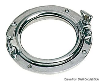 Oblò tondo ottone cromato 200 mm - 19.697.05 Osculati Passiuomo, oblò
