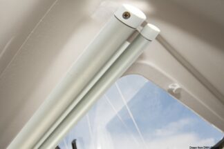 Tenda avvolgibile Oceanair 720 x 320 mm cassetta rullo bianca - 19.850.06 Osculati Passiuomo, oblò