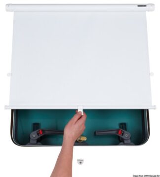 Tenda avvolgibile Oceanair Cabinshade 550 x 600 mm - 19.880.03 Osculati Passiuomo, oblò