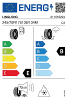 Pneumatici Furgone o Autocarro LINGLONG L-D20 245/70 R17.5 136/134M - immagine 2