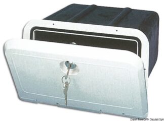 Vano portaoggetti 285 x 180 x 260 mm con serratura - 20.021.00 Osculati Tappi imbarco, portelli
