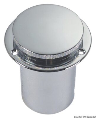 Tappo imbarco carburante in ottone cromato - 20.155.00 Osculati Tappi imbarco, portelli