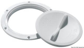Tappo ispezione bianco 152 mm apertura facilitata - 20.203.00 Osculati Tappi imbarco, portelli