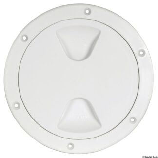 Tappo ispezione a vite bianco 203 mm - 20.207.00 Osculati Tappi imbarco, portelli