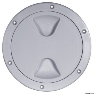 Portello Ispezione 8" Grigio Ral7042 - 20.207.30 Osculati Tappi imbarco, portelli