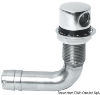 Sfiato inox 90° 16 mm - 20.288.01 Osculati Tappi imbarco, portelli