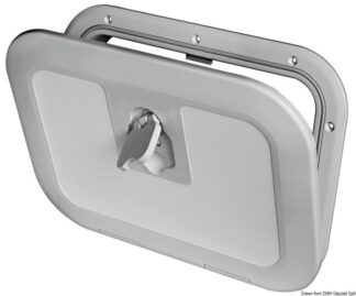 Portello a filo RAL 7042 380 x 280 mm - 20.291.60 Osculati Tappi imbarco, portelli