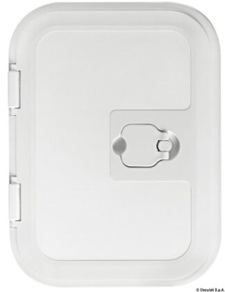 Portello a filo bianco 280 x 380 mm - 20.298.00 Osculati Tappi imbarco, portelli