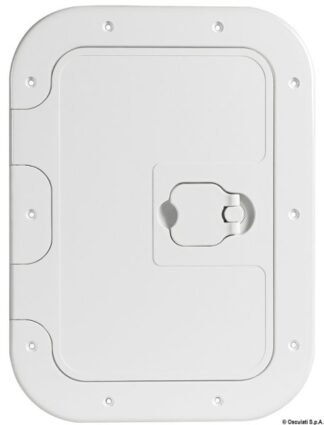 Portello esterno bianco 280 x 380 mm - 20.301.00 Osculati Tappi imbarco, portelli