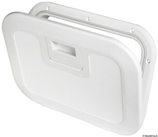 Portello Push Pull bianco 380 x 280 mm - 20.303.00 Osculati Tappi imbarco, portelli