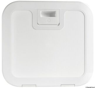 Portello Push Pull bianco 400 x 375 mm - 20.305.00 Osculati Tappi imbarco, portelli