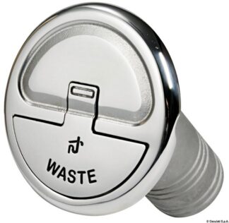Tappo imbarco Quick Lock Waste 30° mm 38 - 20.366.15 Osculati Tappi imbarco, portelli