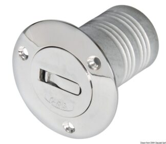 Tappo imbarco ottone cromato Neutro 38 mm - 20.367.13 Osculati Tappi imbarco, portelli