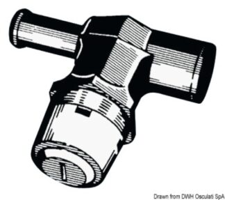 Sfiato inox carburante Attwood - 20.446.19 Osculati Tappi imbarco, portelli