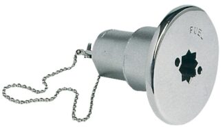 Tappo inox imbarco Waste 38 mm - 20.450.04 Osculati Tappi imbarco, portelli