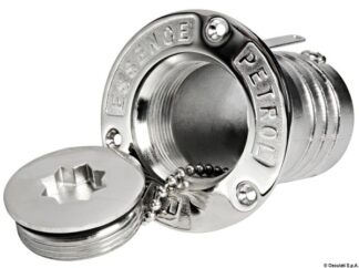 Tappo imbarco inox Fuel 50 mm - 20.461.04 Osculati Tappi imbarco, portelli