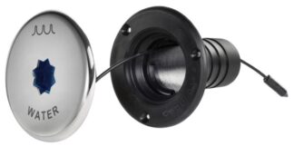 Tappo imbarco costampato Ø 38mm WATER - 20.463.02 Osculati Tappi imbarco, portelli