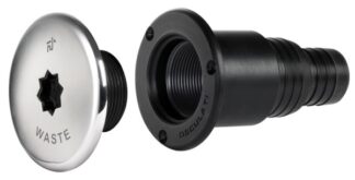Tappo imbarco costampato Ø50+Ø38mm WASTE ISO 8099 - 20.463.09 Osculati Tappi imbarco, portelli