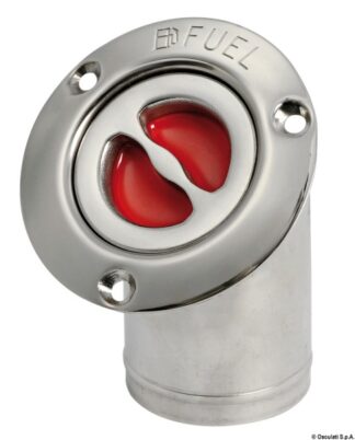 Tappo imbarco inclinato Fuel 50 mm - 20.470.01 Osculati Tappi imbarco, portelli