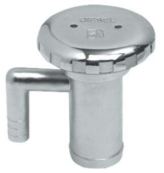Tappo inox con sfiato Diesel 50 mm - 20.565.05 Osculati Tappi imbarco, portelli