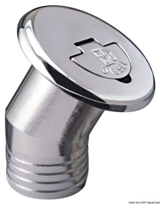 Tappo imbarco ottone 30° fuel 38 - 20.665.04 Osculati Tappi imbarco, portelli