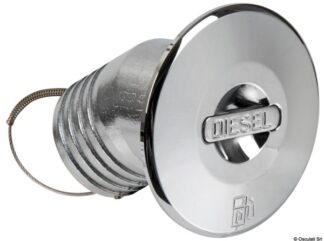 Tappo ottone cromato inclinato filo DIESEL50 - 20.667.11 Osculati Tappi imbarco, portelli