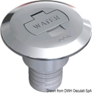 Tappo Water 38 mm dritto - 20.668.02 Osculati Tappi imbarco, portelli