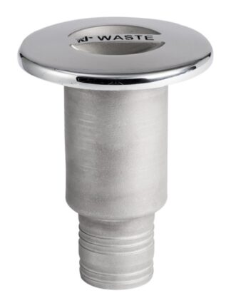 Tappo inox a filo Waste 38 mm - 20.866.39 Osculati Tappi imbarco, portelli