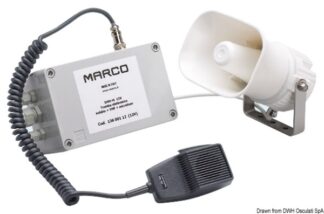 Tromba con fischio 112 dB 24 V - 21.427.24 Osculati Avvisatori acustici