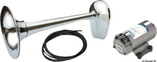Tromba cromata omologata RINA fino a 20 m 24 V - 21.441.24 Osculati Avvisatori acustici