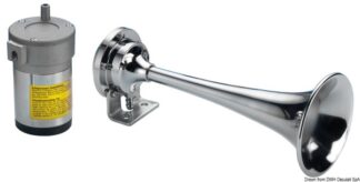 Tromba cromata 1 corno 24 V - 21.442.24 Osculati Avvisatori acustici