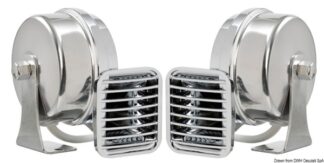 Tromba ABS cromato doppia alta potenza - 21.451.42 Osculati Avvisatori acustici