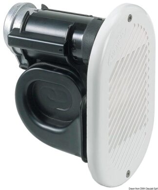 Tromba Hurricane bianca 12 V - 21.454.12 Osculati Avvisatori acustici