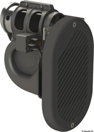 Tromba HURRICANE nera 12 V - 21.456.12 Osculati Avvisatori acustici