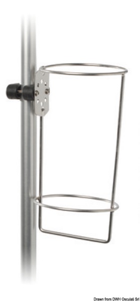 Supporto inox per 22.408.08 - 22.408.09 Osculati Zattere, salvagente, tender