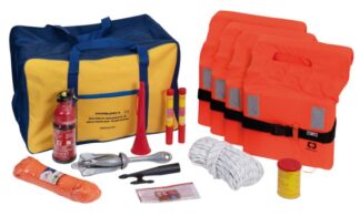 Kit marsupio 4 persone entro 12 miglia senza razzi - 22.412.43 Osculati Zattere, salvagente, tender