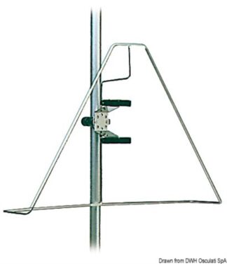 Supporto inox per 22.420.00 - 22.418.01 Osculati Zattere, salvagente, tender