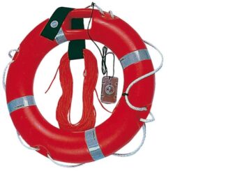 Anulare con boetta e cima 40 x 64 cm - 22.439.03 Osculati Zattere, salvagente, tender