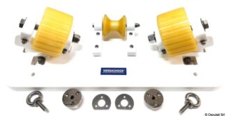 VC Roller piastra 2 rulli per supporto tender - 22.504.05 Osculati Zattere, salvagente, tender