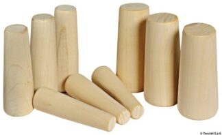 Serie di 9 coni in legno 20-49 mm - 22.803.81 Osculati Zattere, salvagente, tender