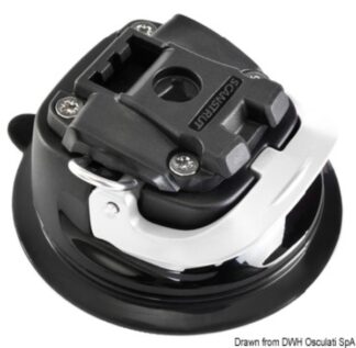 Base a ventosa ROKK Mini - 23.404.06 Osculati Cinture di sicurezza ed altri accessori